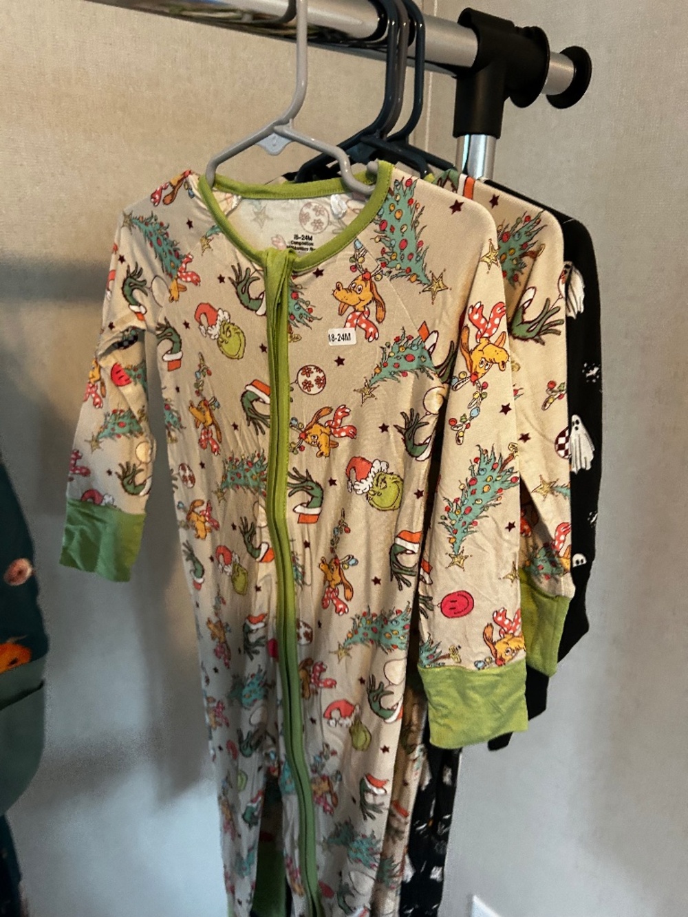 Grinch bamboo pajamas